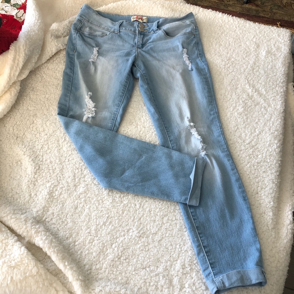 One Point Eight Skinny Jeans Size 9 Juniors EUC